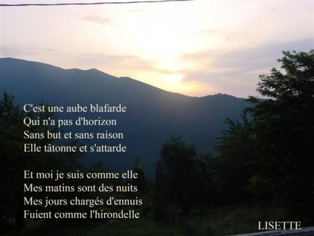 Aube blafarde